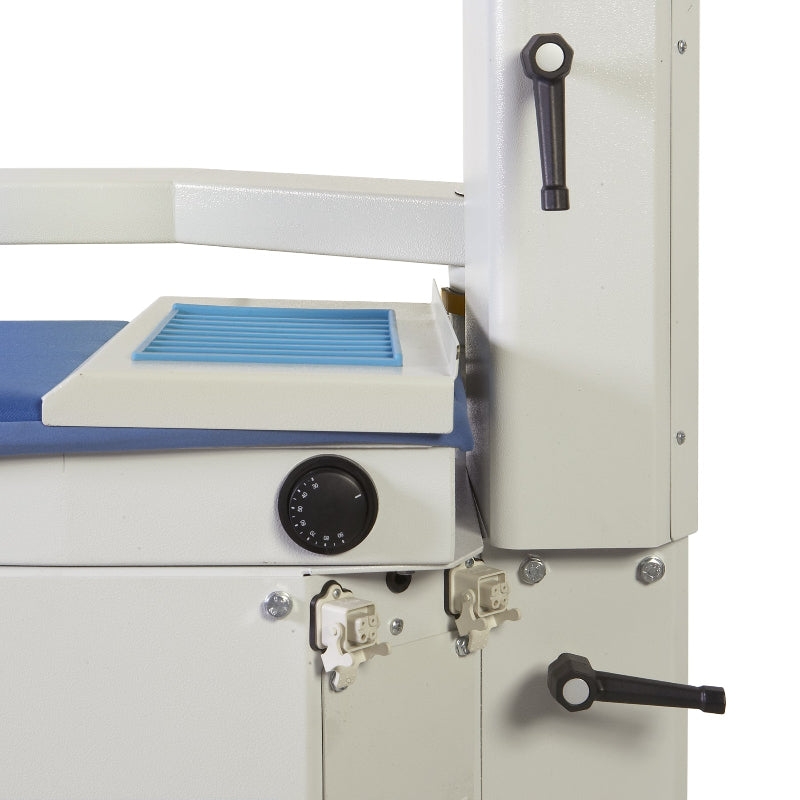 Reliable Utility Pressing Table showing air flow adjustment dial