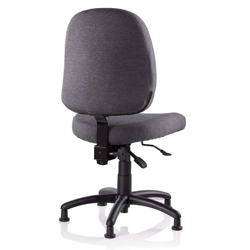 Back view of SewErgo Erogomic Sewing Chair with Glides