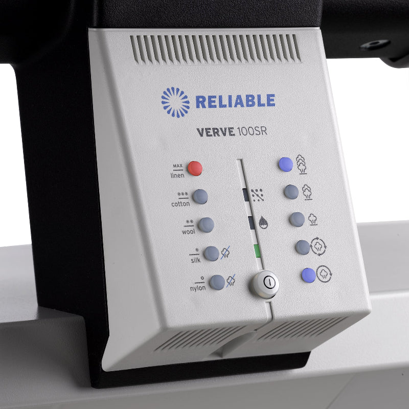 Reliable Verve Rotary Steam Press showing Control Panel